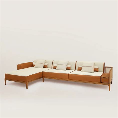 hermes sofa|hermes chaise lounge chair.